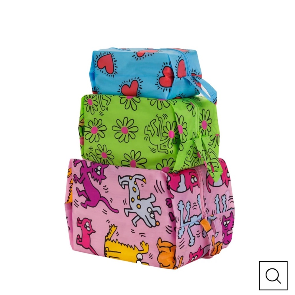Baggu Keith Haring 3D Zip Set